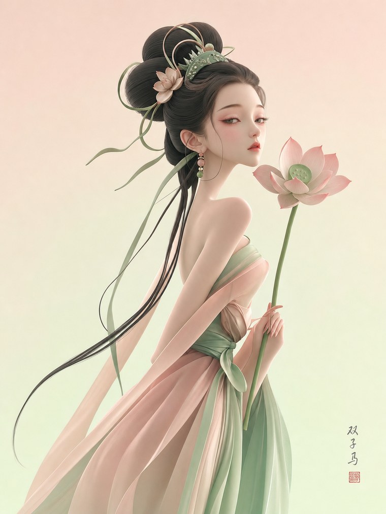八仙系列 · 何仙姑